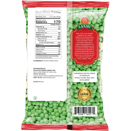 Laxmi Green Vatana 2 LB