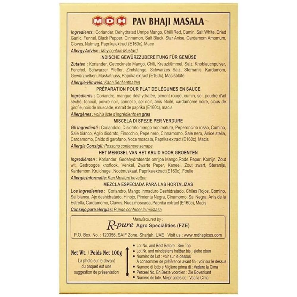 MDH Pav Bhaji Masala 100 GM