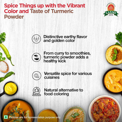 Laxmi Turmeric Powder 200 GM (NONGMO)